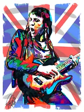 Robin Trower Guitar Hard Rock Music Poster Print Wall Art 8.5x11