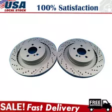 For Mercedes Benz E63 Amgs C63 Cls63 Amg Rear Brake Rotors US Stock Hot Sales US