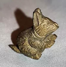 Antique Miniature Rabbit Figurine Hare Ornament Old Small Vintage Victorian Tiny