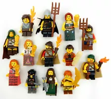 10 NEW RANDOM LEGO MEDIEVAL PEASANT MINIFIG LOT minifigure figure castle knight