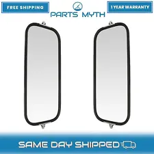 New West Coast Mirror Peaked Back 16x7 Stainless Steel Set For 1950-19 Chevy GMC