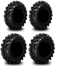 Full set of Interco Swamp Lite 27x9-14 and 27x11-14 ATV Tires (4)