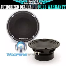 IMAGE DYNAMICS ID65M 6.5" MIDRANGES MIDSBASS CAR AUDIO SPEAKERS WITH GRILLS NEW