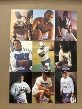 1991 Pro Line Portraits Indianapolis Colts Team Lot (9 Cards) - (L477)