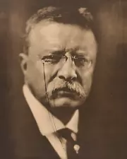 Teddy Roosevelt Portrait Photograph Print 8"x10" Wall Art 8x10