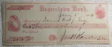 CIVIL WAR SALE: INTERESTING CIVIL WAR DATE 1864 BANK RECEIPT FOR $2,020 DEPOSIT