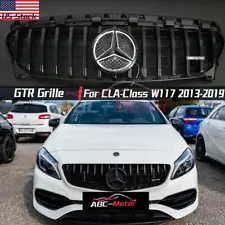 Illuminated Black GTR Grille For Mercedes Benz CLA W117 2013-2019 CLA250 CLA180