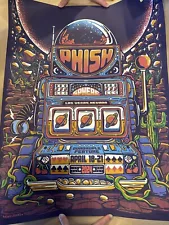 Phish Sphere Poster 4/18 - 4/21 - Lewy Jones Artist Proof Edition - AP 52/155