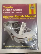 Toyota Celica Supra, 1979-1992 All Models Haynes Repair Manual 92025 (New)