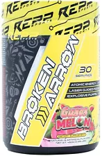 Repp BROKEN ARROW Hardcore Pre Workout for Extreme Energy, 30srv, Pick Flavor