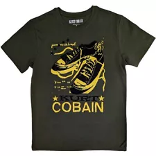 Kurt Cobain Converse T-Shirt Green New