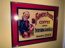 Farmer's Pride Coffee Shop Kitchen Diner Advertising Sign