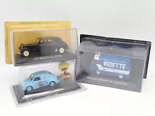 Ixo Press 1/43 - Lot: Citroen Traction + Renault 4CV Patches + Estafette