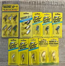 Panther Martin Deadly 6 Pack Trout Spinner Lures BW6 Size 4 & 6 + More! 17 Total