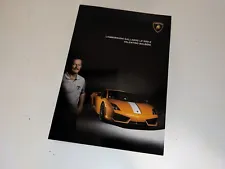 Lamborghini Gallardo LP 550-2 Valentino Balboni Brochure Nice!