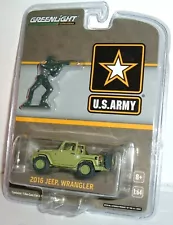 2016 Jeep Wrangler U.S. Army with U.S. Army Soldier 1:64 Greenlight