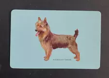 New ListingAUSTRALIAN TERRIER DOG PUPPY BLUE BLANK BACK WOOLWORTHS SWAP CARD