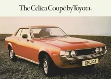 Toyota Celica Coupe 1976-77 UK Market Foldout Sales Brochure 1600 2000 ST Auto