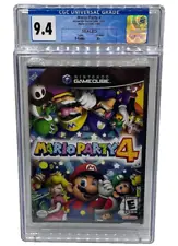 Mario Party 4 Gamecube 9.4 A+ CGC Graded Factory Sealed Brand New