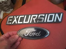 Ford Excursion Rear Door Hatch Emblems Ford Oval 2000 2005