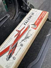 NOS Sealed Carl Goldberg Falcon 56 Vintage Balsa R/c Model airplane Kit