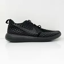 Nike Mens Roshe Two Flyknit 365 859535-001 Black Running Shoes Sneakers Size 11