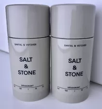 **SUMMER SALE** SALT & STONE: Santal & Vetiver- TWIN PACK! 2.6 oz x2!