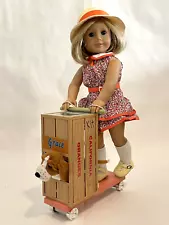 American Girl Doll Scooter for Kit Kittredge Orange Crate 2007