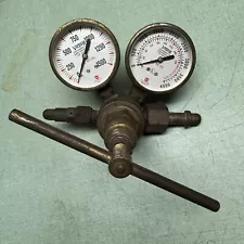 Victor SR10 Regulator w/ Two Pressure Gauges