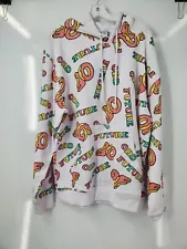 Odd Future Men's White Graphic Print Long Sleeve Pullover Hoodie Size Large