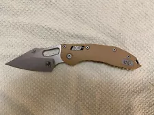 Microtech Manual Stitch RAM-LOK Apocalyptic - Fluted Tan G10 / M390MK