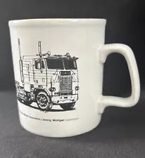 Freightliner Vintage Cabover Semi Truck Coffee Mug