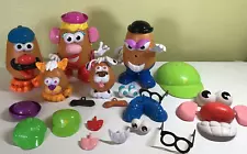 Mr. & Mrs. POTATO HEAD Toy Lot Hasbro Dog Cat - Parts for 13" Container