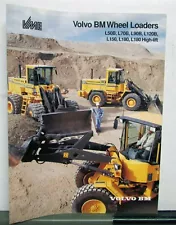 1997 VOLVO BM Wheel Loaders Specifications Construction Sales Tri-Folder