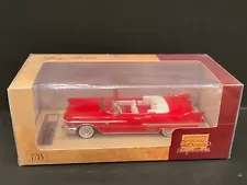 1/43 GLM/Stamp Models - 1958 Red Cadillac Series 62 Convertible STM58303