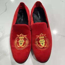 ELANROMAN Loafers for Men Velvet Shoes of Fashion Embroidered 1.0 and 2.0 Party