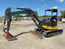 2021 John Deere 50G Hydraulic Mini Excavator Backhoe Aux Hyd Bucket Q/C bidadoo