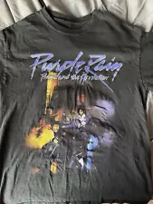 Prince "Purple Rain" T Shirt - Medium