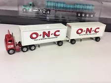 Winross White 5000 ONC w/ Dbl. Van Trailer Custom Made New in Box