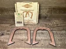 New ListingVintage Diamond Tournament Pitching Horseshoes with Box and Instructions