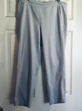 Jasmine & Juliana Capri Pant Stretch Pull On Blue Women's Size 14