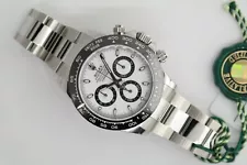 Rolex Daytona 116500LN White "Panda" Dial Oyster Band Box & Papers Year 2021