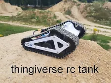 Thingiverse RC Tank - 3D Printed Tank - Assembled Tracks - SunnySky Brushless