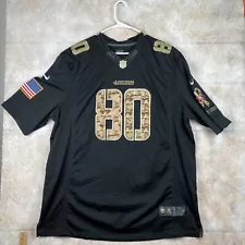 San Francisco 49ers NFL Black Jerry Rice Jersey Military Salute to Service 3XL