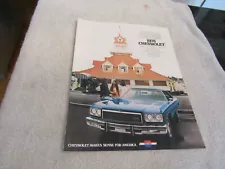 Vintage 1975 Chevrolet Caprice Impala Bel Air New Car Dealer Sales Brochure NOS