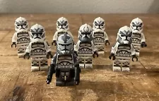 Lego Star Wars Clone Commander Wolffe W/ GCC Wolf Pack