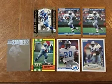 Barry Sanders 7 Cards Rookie Insert and More See Pics 7 Cards (871)