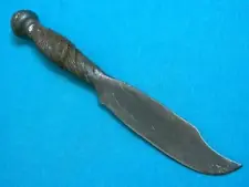 VINTAGE CUSTOM CABLE DAMASCUS HUNTING SKINNING SURVIVAL KNIFE KNIVES FISHING OLD