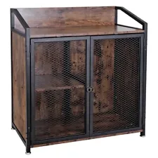 Industrial bar cabinet for liquor and wine glasses