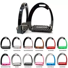 Quick Release Safety Stirrup Irons All Colors 4.75" Aluminum